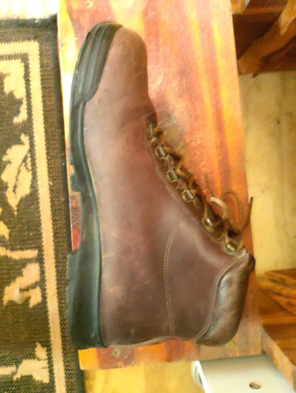 Vasque Sundowner GTX Leather Hiking Boots Brown Made in Italy 7994 Men’s 11.5 M